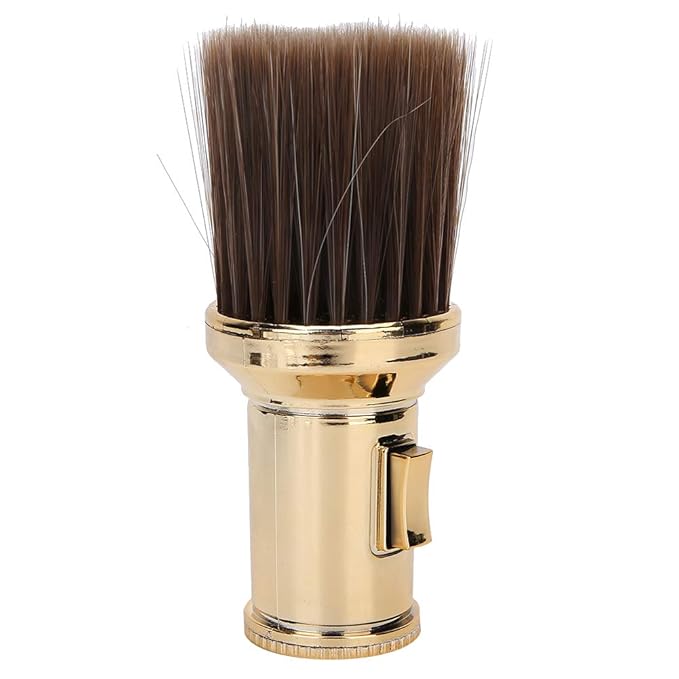 ZJchao Multifunctional Soft Light Hair Brush Shaving Tool for Barber Shop (Gold)