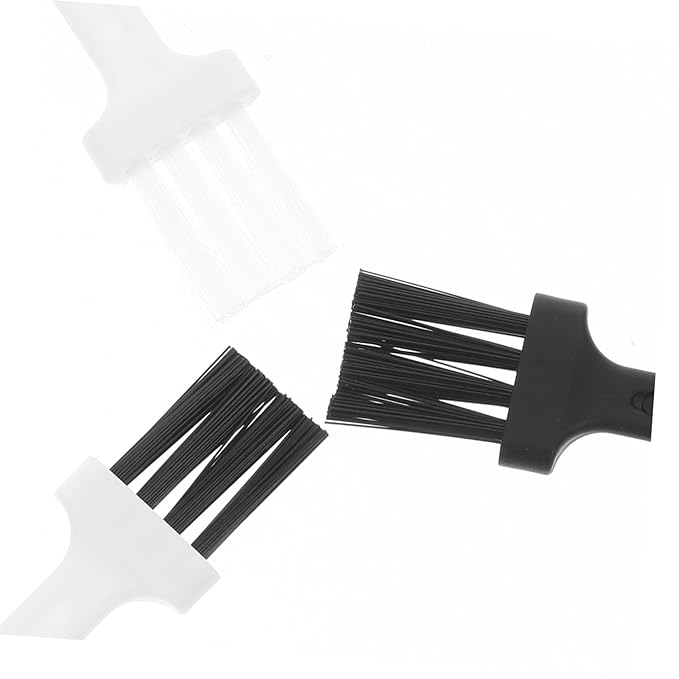 MERRYHAPY 60pcs Portable Keyboard Cleaner Brush Electric Shaver and Laptop Dust Brush for Cleaning Keyboards Circuit Boards Usb Ports and More Black White Black White