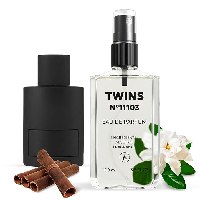 TWINS Impression of Ombre Leather | Unisex Perfume for Women and Men Eau de Parfum | No.11103 | 3.4 Fl Oz / 100 ml