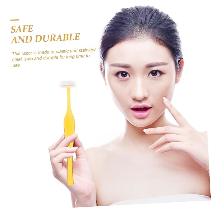 5Pcs Portable Eyebrow Trimmers for Women Lightweight Facial Hair Razors Safe Design Easy to Control Eyebrow Remover for Go Grooming
