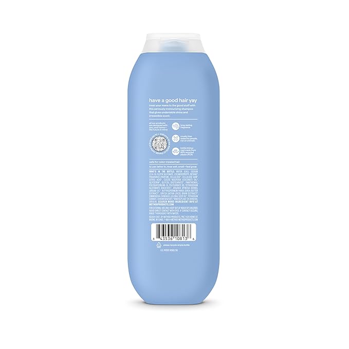 Method Moisturizing Shampoo, Simply Nourish - Hydrates and Revives Dry Hair, Safe for Color-Treated Hair – Sulfate Free and Cruelty Free - 14 oz, Pack of 3