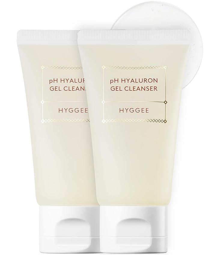 pH Hyaluron Gel Cleanser - Hyaluronic Acid Hydrating Face Wash - pH Balancing Formula for All Skin Types - Hypoallergenic Mild Makeup Cleansing Gel, 1.69 fl.oz. x 2 Pack