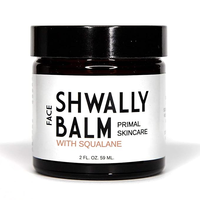Shwally Tallow & Squalane Non-Comedogenic Face Balm - Tallow Moisturizer - 100% Grass-Fed Tallow, Squalane & Calendula Flowers - Creates Soft, Smooth Skin - 2 Oz (Organic Vanilla + Frankincense)