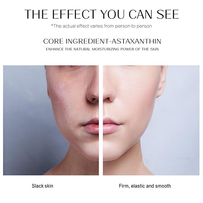 Astaxanthin Face Cream, Anti-Aging Face Moisturizer to Reduce Wrinkles & Fine Lines, Daily Repair Facial Moisturizing Cream for Women and Men Antioxidant and Nourish, All Skin Types 1.69 Fl Oz