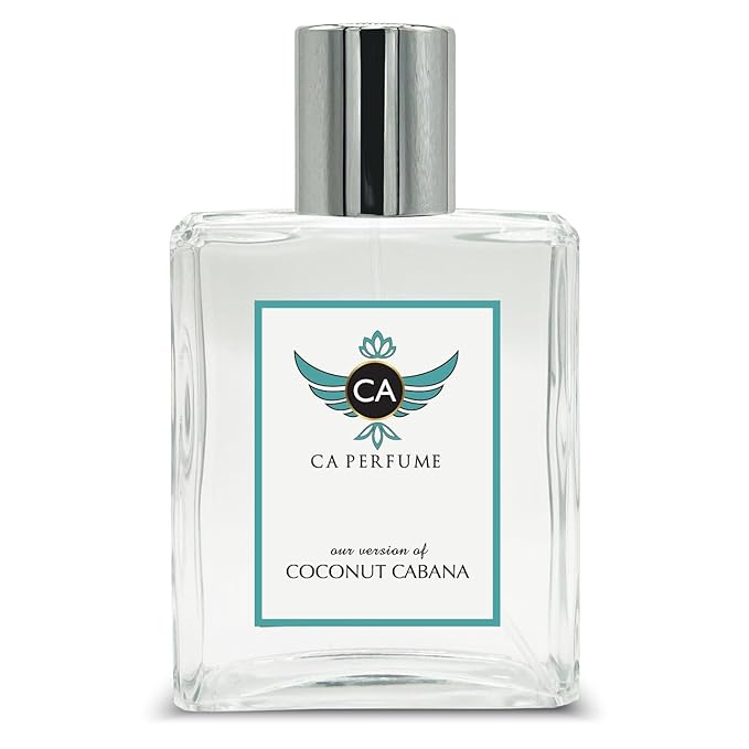 CA Perfume Originals Coconut Cabana for Women Eau De Parfum Floral Fruity Scent Long Lasting Perfumes for Women Signature Scent for Day and Night Wear 3.4 Fl Oz 100ml