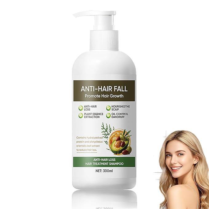 10.14 fl Oz Anti Hair Loss & Hair Fall Shampoo for Women - Daily Routine Shampoo to Strengthen Roots, Prevent Hair Loss & Nourish for Voluminous, Hydrated Hair