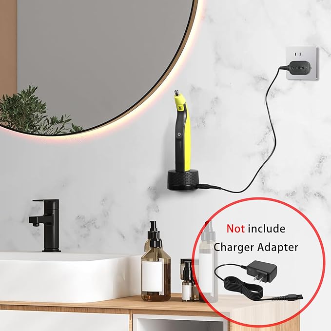 Razor Stand Charging Charger Base Holder for Philips Norelco OneBlade 2520/2530/2620/2630