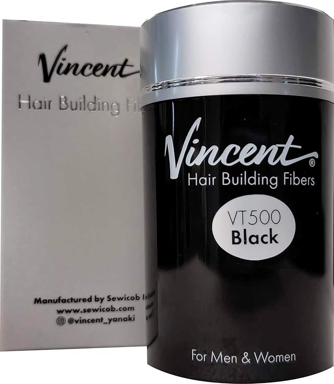 Vincent Hair Building Fibers (Black)