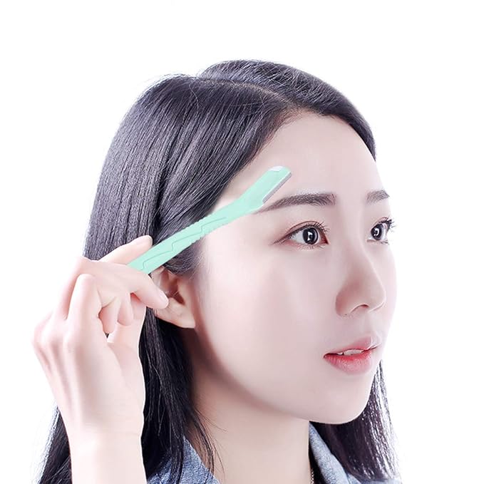 3pcs Eyebrow Easy to Use Razor Dermaplaning Razor for Women for Face Facial Hair Shaper Trimmer Girls Mustache Trimmer Beard s s Portable Women's Remover