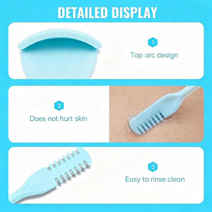 2-in-1 Nasal Hair Cutter, 360° Rotating Double Sided Nose Hair Removal Tool Mini Noses Hairs Removers Tools Nose Hair Clipper with Ear Picker for Women and Men (Beige, 12pcs)