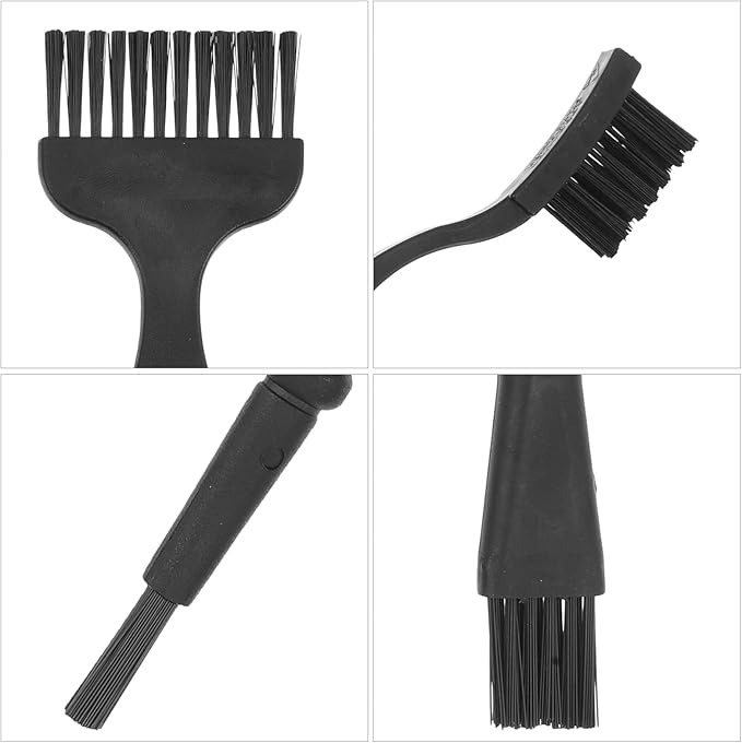 Lurrose Electric Shaver Cleaning Brush Set 8Pcs Razor Cleaner for Electric Razors Clippers Trimmers Non-Slip Handle Easy to Carry