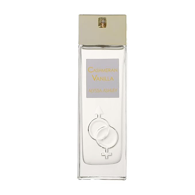 Alyssa Ashley Cashmeran Vanilla - Vanilla Perfume with White Amber, Patchouli, Salted Caramel, Musk - Elegant Perfumes for Women - 3.4 oz EDP Spray