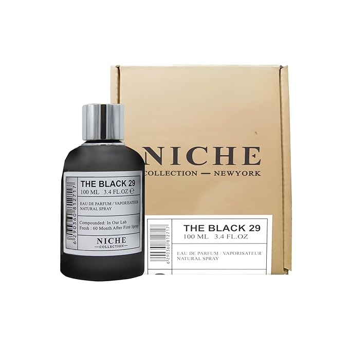 Maison d'Orient THE BLACK 29 Niche Collection New York 100 ML (3.4 oz) EDP for Men and Women - Smoky Fig and Tobacco Perfume with Vetiver and Cedarwood - Long-Lasting Unisex Fragrance