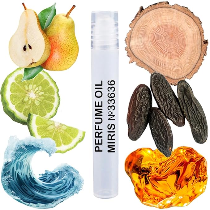 MIRIS No. 33636, Inspired by Aqua Di Gi Absolu, Long-Lasting Perfume Oil for Men Roll-On, Rollerball 0.34 Fl Oz / 10 ml