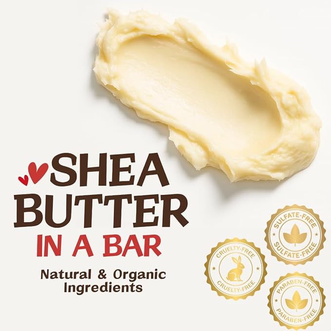 Hypoallergenic Bar Soap for Women | Nourishing Shaving Bar | Smoothes Razor Bumps & Ingrown Hairs | Natural & Organic Ingredients | 5 Bars