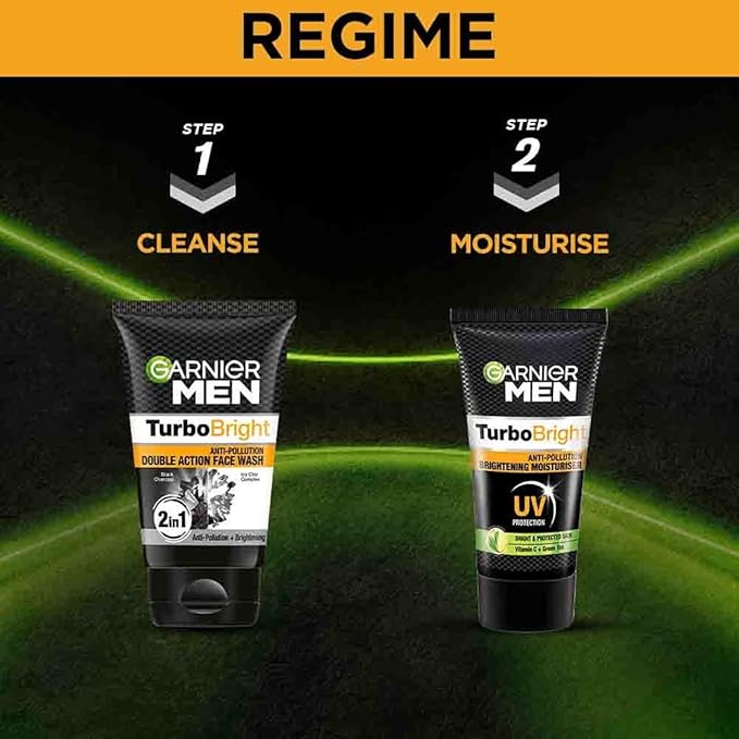 Garnier Men Power White Anti-Pollution Brightening Moisturiser,40g