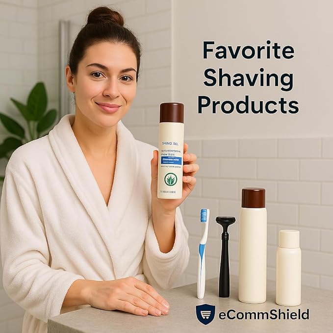 Shaving Gel with Aloe for Men and Women, Lightly Scented, 7 oz