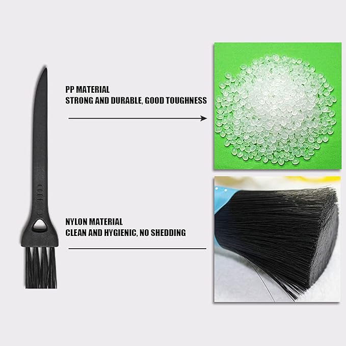 Shaver Cleaning Brush, Nylon Cleaning Brushes for Razor Electric Clipper Shaver