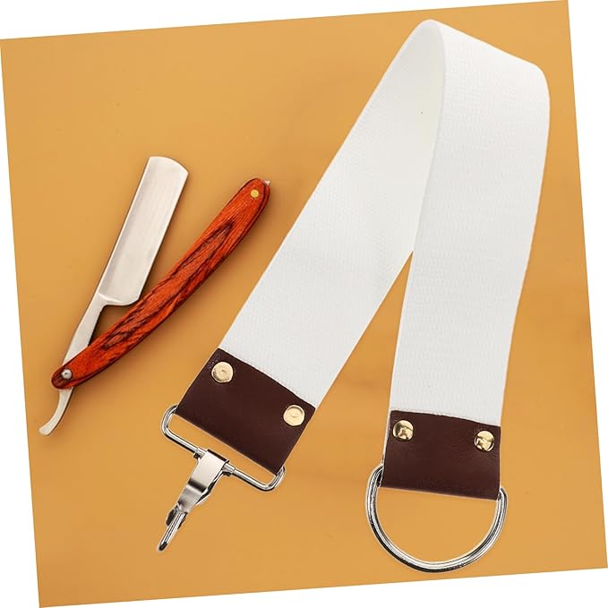MERRYHAPY Dual Layer Canvas Shaving Strop Professional Sharpening Belt for Smooth Shaving Barbershops and Personal Use for Straight and Grooming Tools