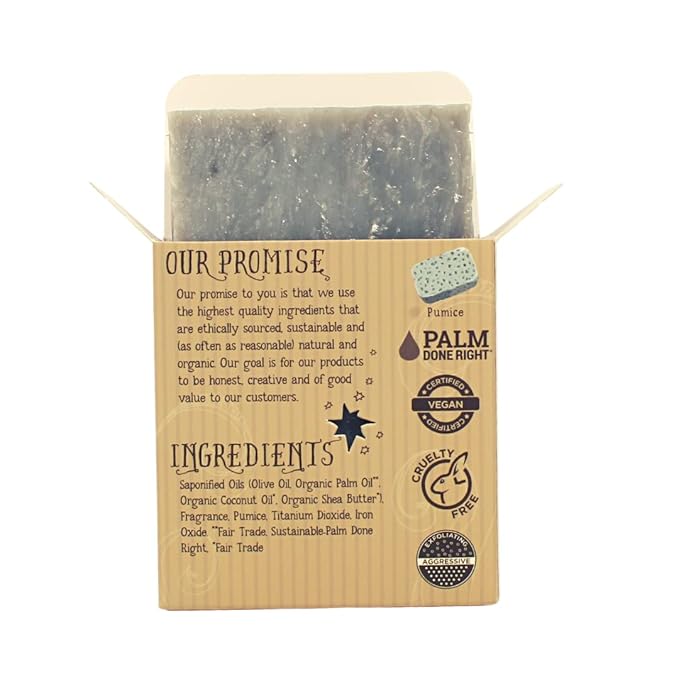 Natural Stone Mountain Bar Soap - Gentle Cleansing for Sensitive Skin, Fresh - 3 Pack