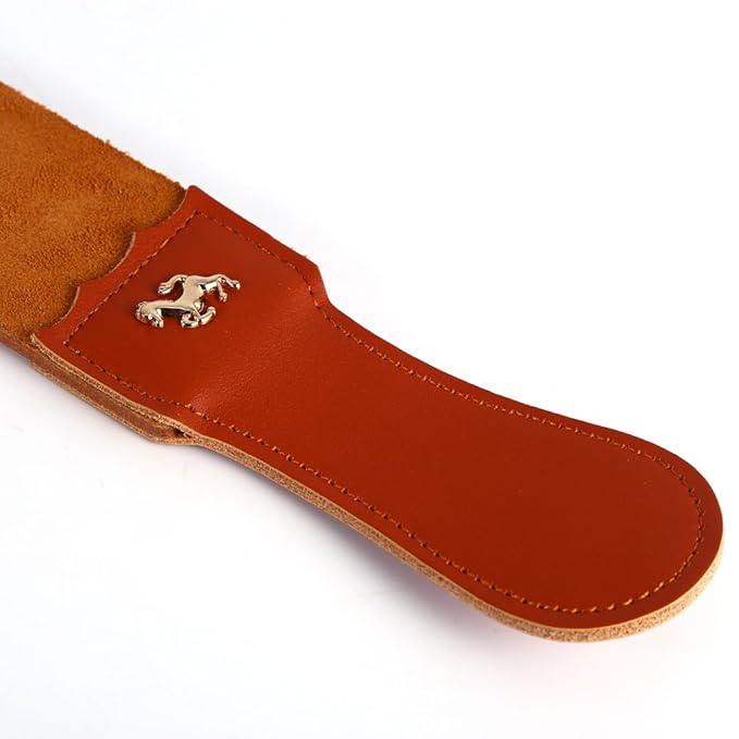 Straight Razor Strop Strap, Leather Sharpening Strap, Folding Knife Shave Sharpening Belt, Fit for Barber Use