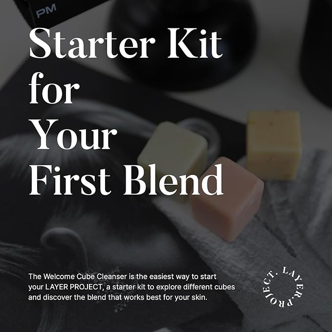 Natural Bar Soap Starter Kit – Daily Face & Body Cleanser for All Skin Types – Korean Skincare, Plant-based, Sulfate-free I 2.12oz (3 Bars)