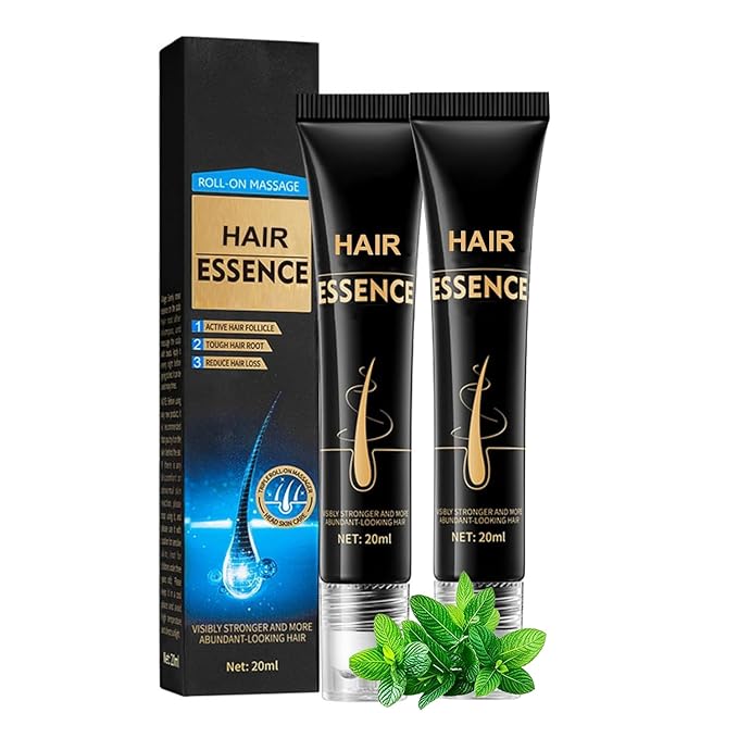 Hair Regrowth Serum.Roll on Hair Treatment For Anti Hair Loss,Supporting More Resilient Hair (2 Pcs)