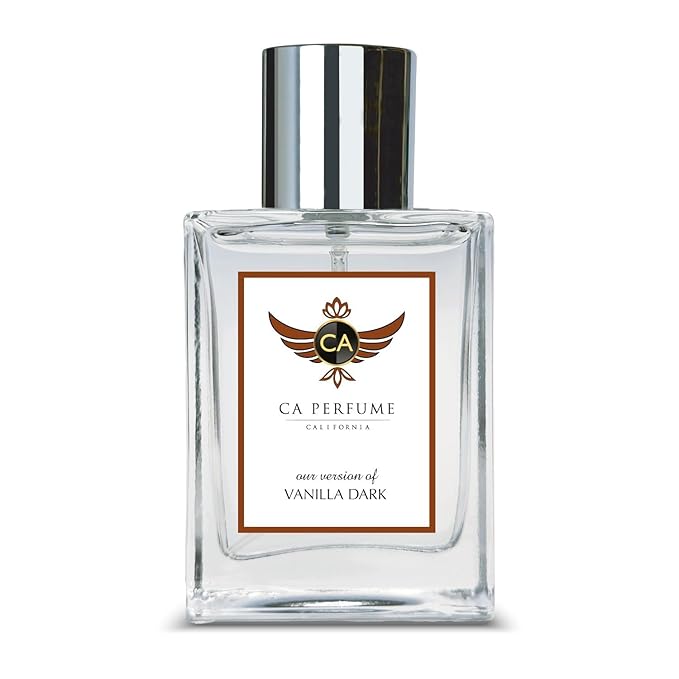 CA Perfume Impression of Vanilla Dark Unisex Amber Fragrance Long Lasting Eau De Parfum Eau De Parfum 1.7 Fl Oz 50ml