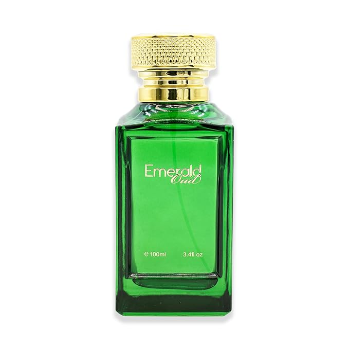 Emerald Oud - Warm Spicy Scent with Rose and Oud - Perfumes for Women and Cologne for Men - Mens Cologne - 3.4 oz EDP Spray