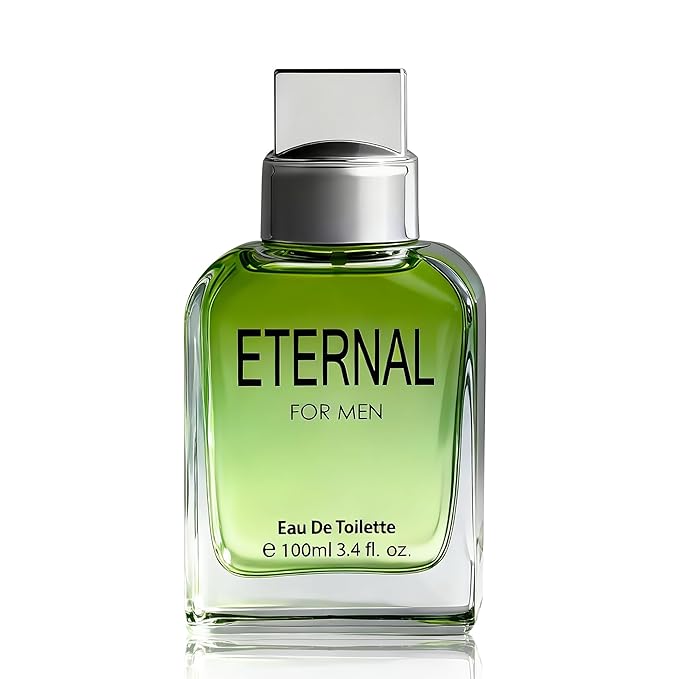 ETERNAL-for men, Men's Cologne Gift, Long Lasting EDP, Aura of Elitism & Modern Style, Perfume for Business, Commute and Casual Use, 3.4 Fl Oz
