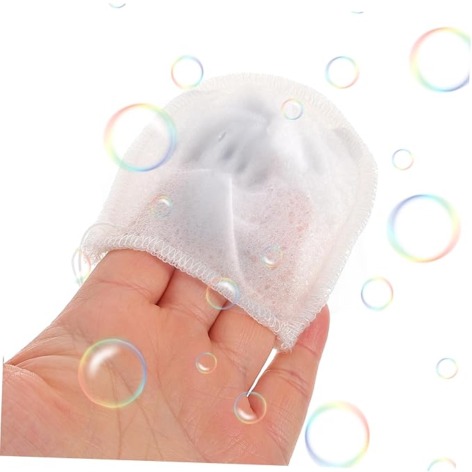 SAFIGLE Exfoliating Facial Cleansing Mitts Konjac Body Scrub Mitt Gentle Skin Exfoliator Mittens for Women Men