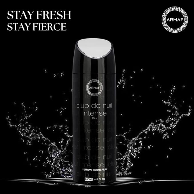 Armaf Club De Nuit Intense for Men Parfume Bodyspray Spray, 6.8 Ounce / 200 ml