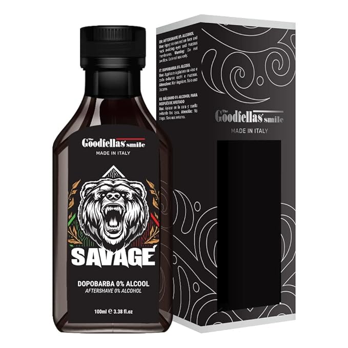 The Goodfellas' smile, SAVAGE Shave Soap and Afltershave Splash Bundle, Made in Italy
