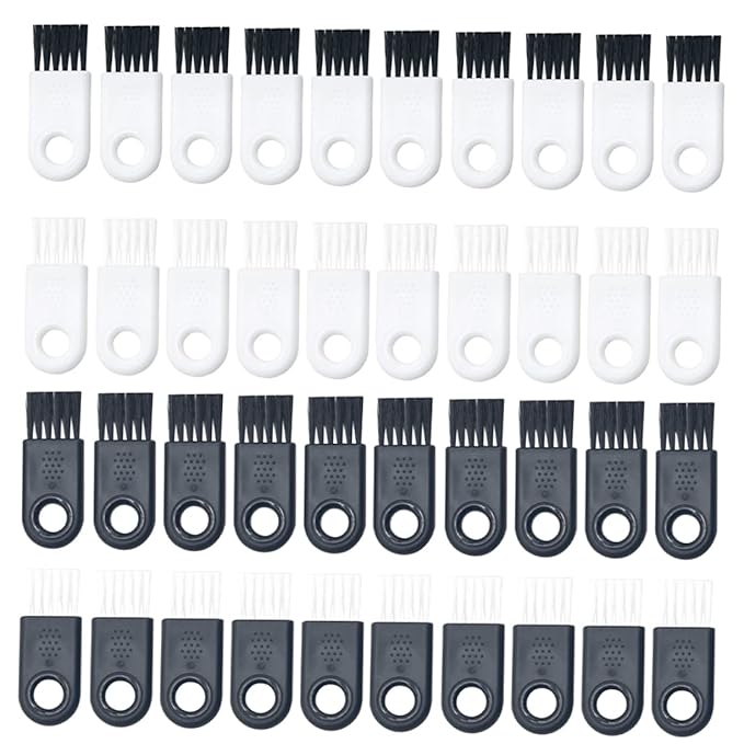 40pcs Shaving Cleaning Brushes Electric Shaver Clipper Trimmer Cleaner Skin-friendly Brush for Household Appliances Compact Design for Easy Use