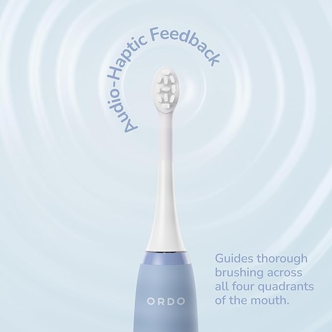 ORDO Squishmallows Electric Toothbrush, Sonic Toothbrushes for Kids, Rechargeable, 3 Brushing Modes, Over 5 Weeks Battery Life Extra Brush Head Included, Gift for Kids Aged 4 Years and Up, Samir