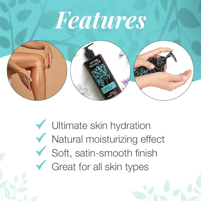 Body Drench Tahitian Monoi Oil Body Lotion for Women - Ultra-Hydrating Moisturizer with Gardenia & Coconut Oil Lotion for Dry Skin, Skincare, 16.9 fl oz
