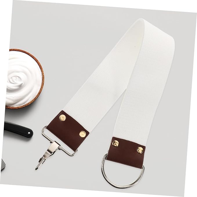 Professional Dual Layer Canvas Shaving Strop Sharpening Belt for Barbers Home Use Lightweight Portable Design for Smooth Shaving