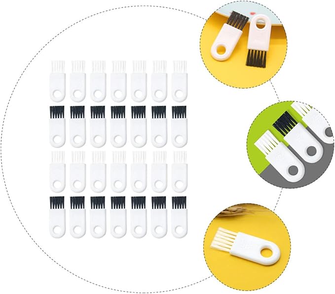 30pcs Electric Shaver Brush Mustache Trimmer Cleaner Brush for Women Razor Duster Facial Razor Cleaning Tool Mini for