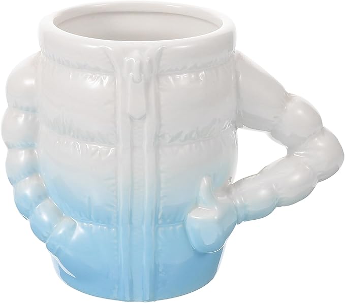 Ceramic Shaving Soap Bowl for Men with Blue Porcelain Cup Quick Lather Shave Mug Household Shaving Supplies and Beard Grooming
