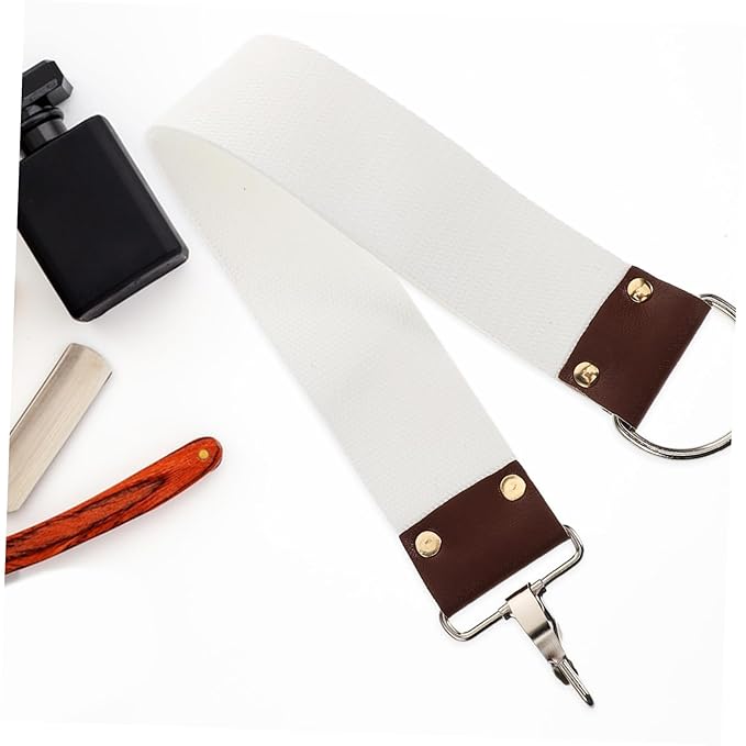 Professional Dual Layer Canvas Razor Strop for Straight Razor Maintenance Portable Lightweight Design for Barbers Enhances Sharpness Performance for Smooth Shaving Experience