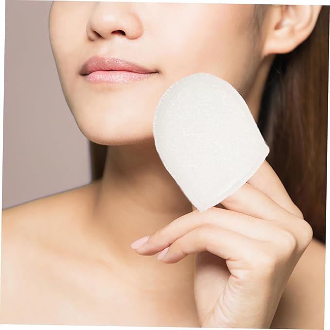 SAFIGLE Exfoliating Facial Cleansing Mitts Konjac Body Scrub Mitt Gentle Skin Exfoliator Mittens for Women Men