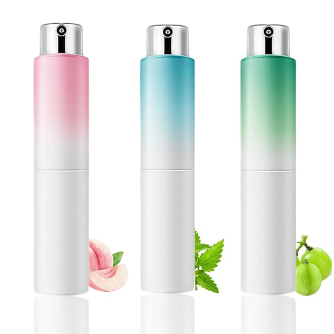 3 Count Oral Breath Spray, Mint Mouth Spray Fresh Breath, Breath Spray For Bad Breath for Adults, Dry Mouth Spray Effective Mouth Oral Breath Spray, Mint, Peach, and Green Grapes