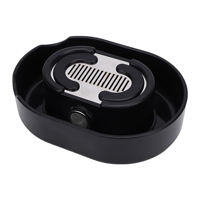Shaver Rinser Efficient Manual Cleaner for Beard Shaving No Electricity Required Black Plastic 1pc for Men Women Home Use