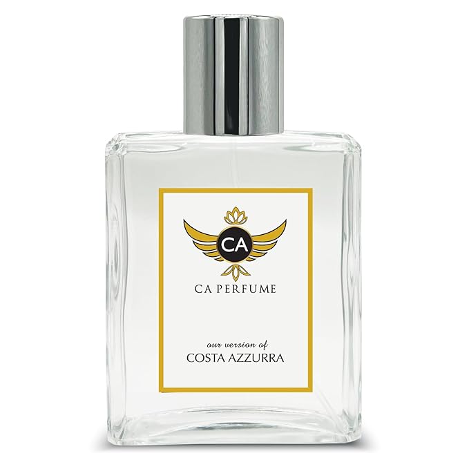 CA Perfume Impression of Costa Azzurra For Women & Men Long Lasting Fragrance Eau de Parfum Spray Bottle 3.4 Fl Oz/100ml