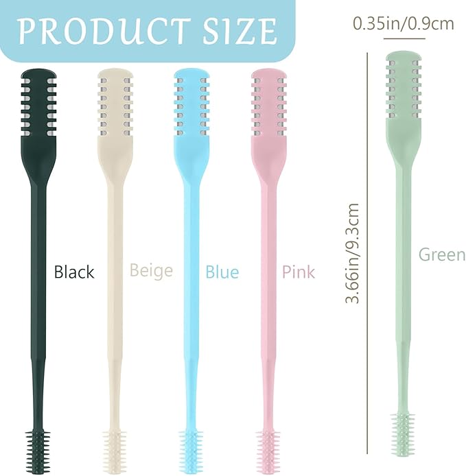 5Pcs 2-in-1 Nose Hair Trimmer for Men Women: 2026 New Portable Double Sided 360° Rotating Nasal Hair Cutter for Women Home Travel (Multicolor)
