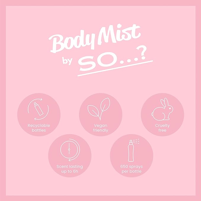 Fresh Floral Body Mist by So…? for Women - 3.5 oz Body Mist - Pack of 3