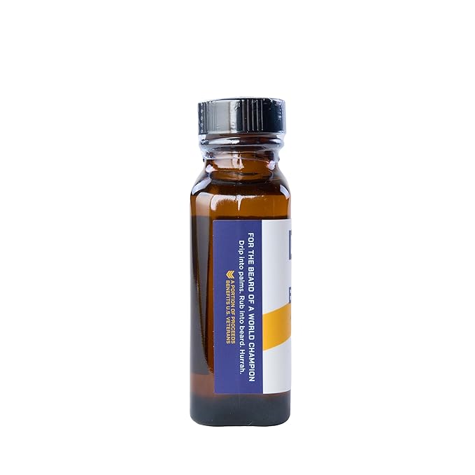 Duke Cannon Best Beard Oil – 3 oz – Softens & Tames Unruly Beards, Reduces Frizz, Cedar Scent, Long-Lasting Natural Ingredients for Daily Grooming