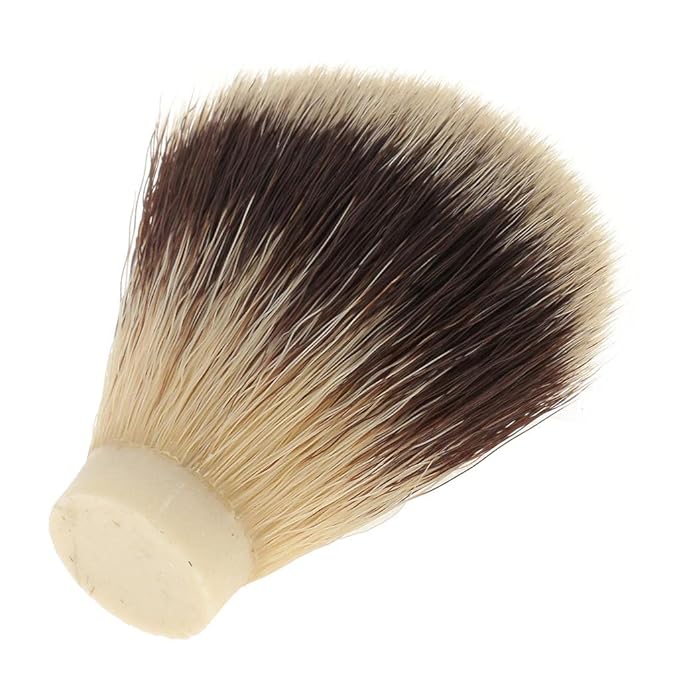 8 Pieces Soft Facial Shaving Brush Head Knots Replacement for DIY Beard Shaver Hair Brush Handle Hairdressing Hair Removal Tools