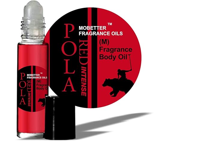 MOBETTER FRAGRANCE OILS Pola Red Intense Cologne Body Oil for Men (10ml Roll On)