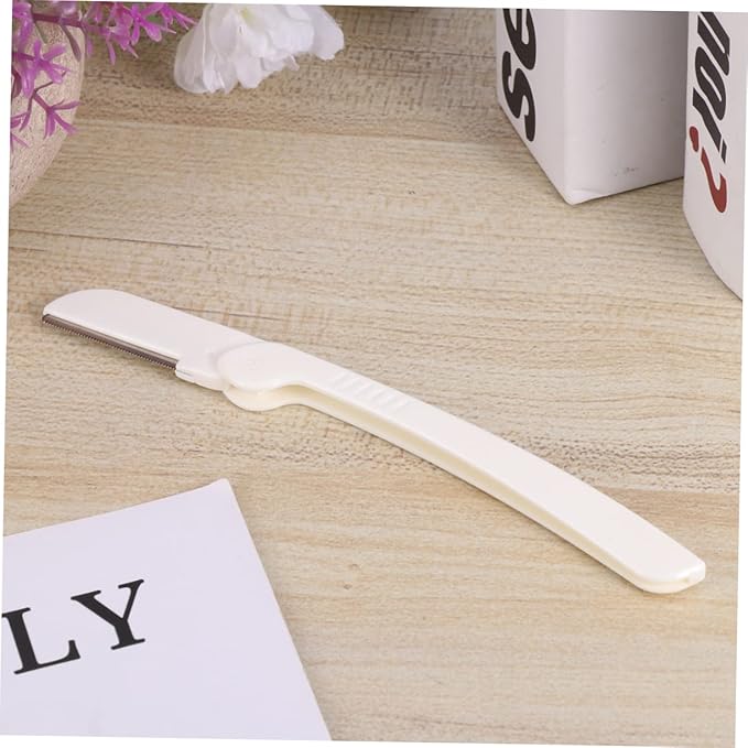 SHERCHPRY 9pcs Professional Eyebrow Shaper Facial Razors Portable Folding Eyebrow Trimmer Beauty Tool for Women
